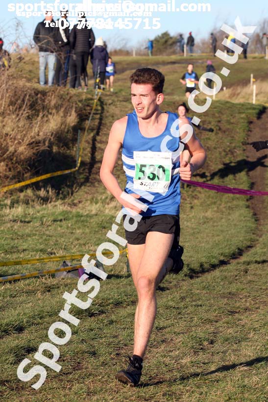 Mens under-20s North Eastern Cross Country, 2018 Northern Cross Country Champs., Wrekenton, Gateshead. Photo:  David T. Hewitson/Sports for All Pics